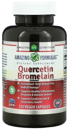 Amazing Nutrition БАД Quercetin Bromelain 120 капсул