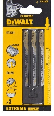 Пилки для лобзика по металлу 3 шт. DeWALT DT2081-QZ