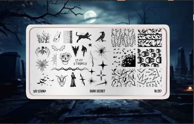 Go! Stamp пластины 257 Dark Secret