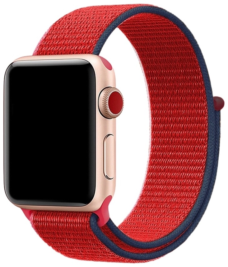Купить Ремешок S&M для Apple Watch Series 7, Watch Series 8 красный в ...