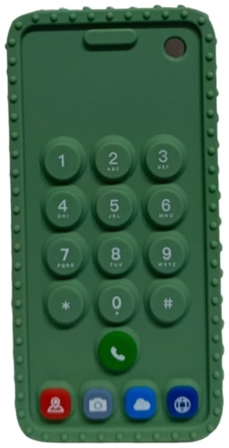 Прорезыватель Makopako_786009688, 1 шт, зеленый