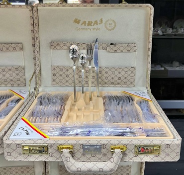 Набор столовых приборов Maraj 48 шт, золотистый, серебристый M4150G