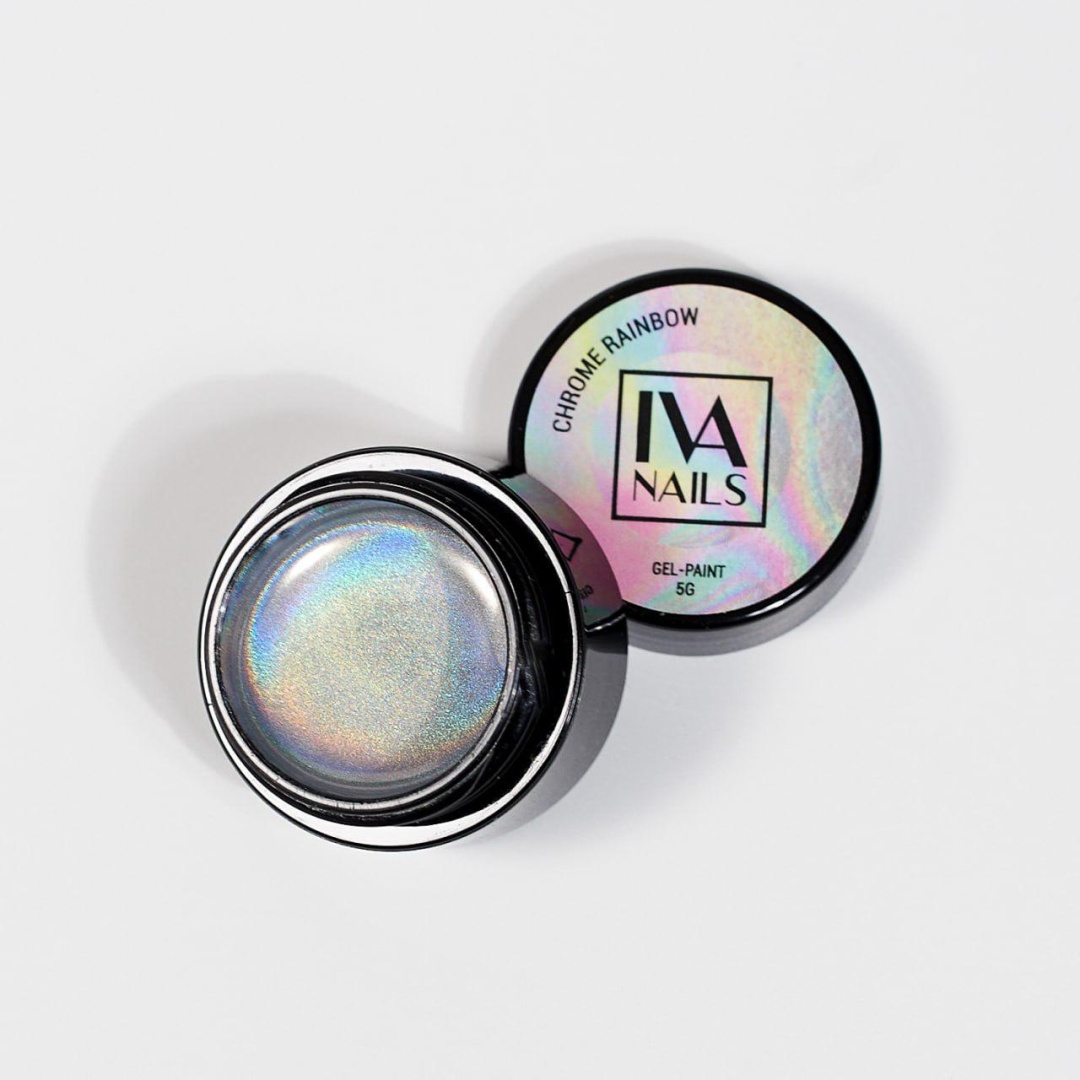 Iva nails гель-краска Chrome Rainbow радужный 5 г