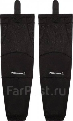 FISCHER Гетры хоккейные взрослые FISCHER SR 30" BK черные черный 30