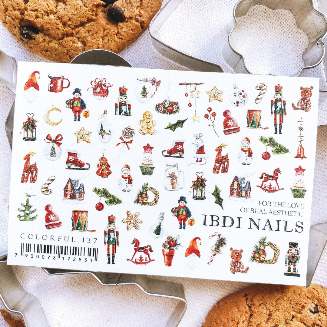 IBDI Nails слайдеры Colorful 137 1 шт