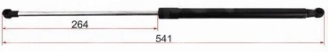 PATRON PGS483267 упор капота для Toyota Hilux, Land Cruiser Prado 2009-2023 черный