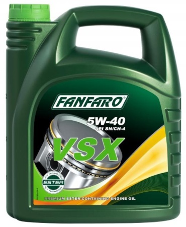 Синтетическое FANFARO VSX 5W-40 5 л