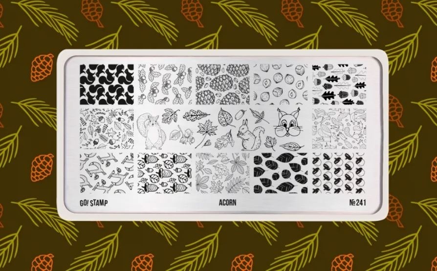 Go! Stamp пластины 241 Acorn