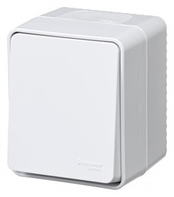 Выключатель клавишный Systeme electric ATN540115, белый