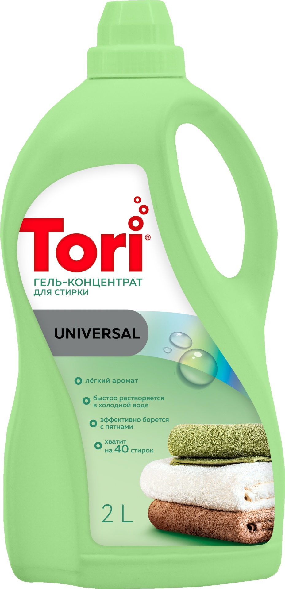 Tori Концентрированный гель для стирки 2 л