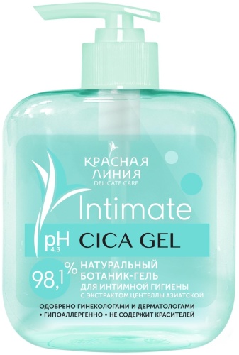 Красная линия Cica гель для интимной гигиены 300 мл