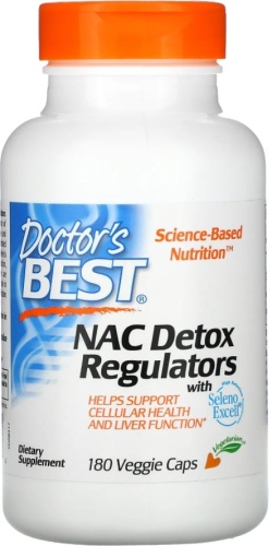 Doctor's Best NAC Detox regulators 180 капсул