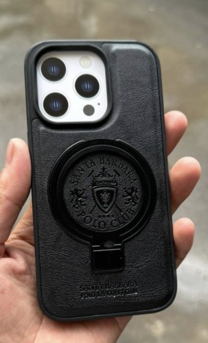 Чехол Santa Barbara Polo & Racquet Club для Apple iPhone 15 Pro Max черный