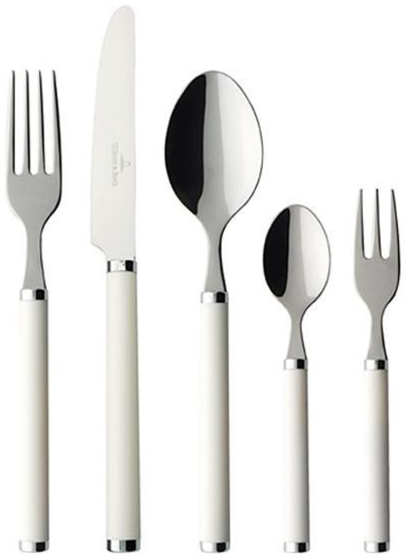 Набор столовых приборов Villeroy&Boch 30 шт, белый Play white pearl 30 предмета