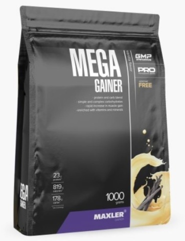 Maxler Mega Gainer 1000 г Ваниль 1000 г