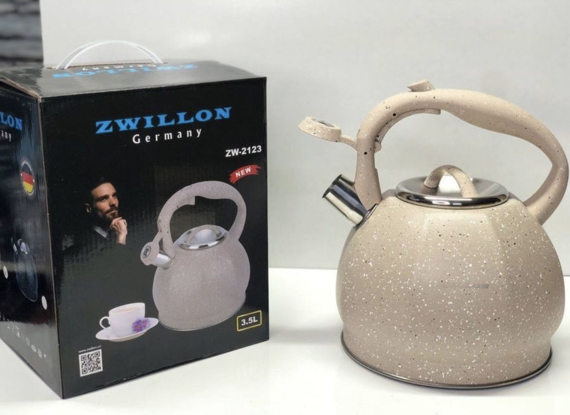 ZWILLON чайник ZW-2123 3.5 л, нержавеющая сталь