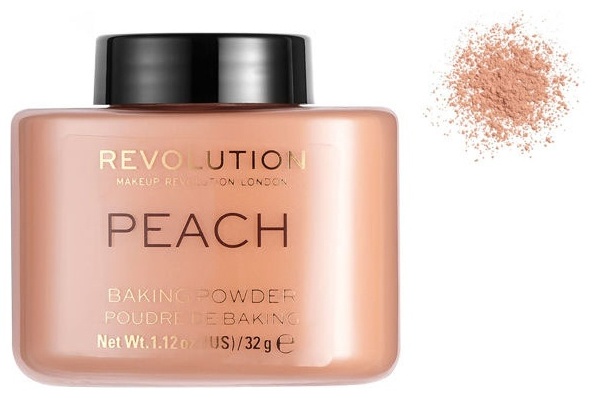 Пудра Makeup Revolution Baking Powder рассыпчатая Peach темно-бежевый
