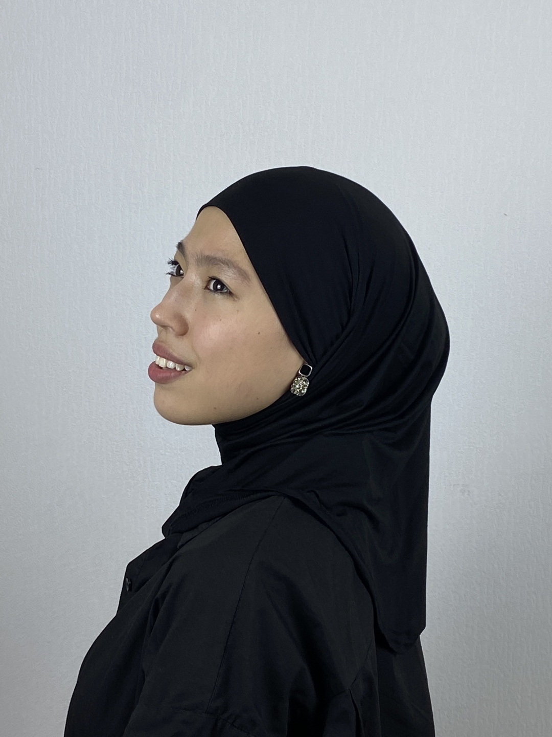Хиджаб Muslima style размер универсальный, черный