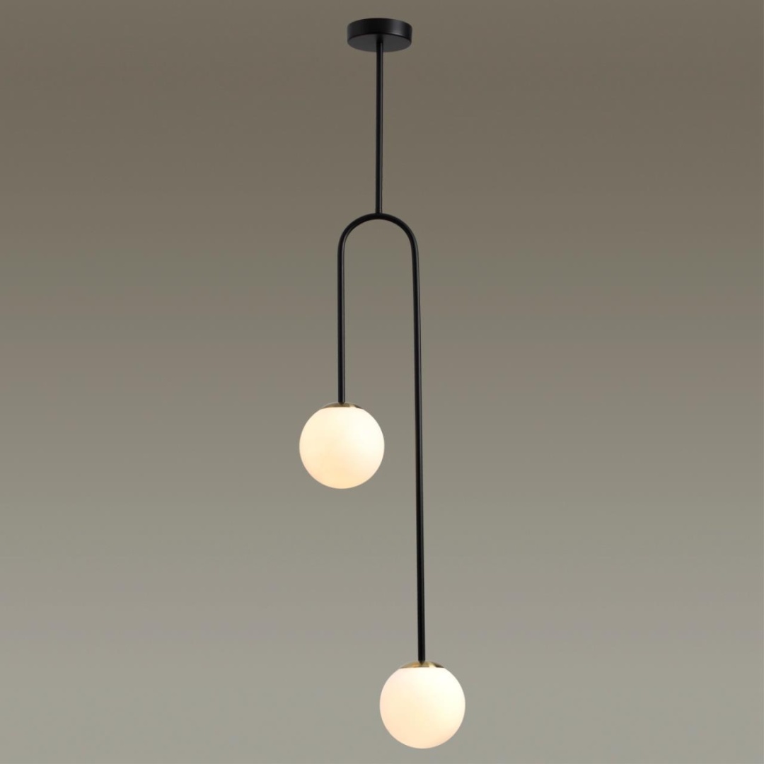Люстра подвесная Odeon Light Е14, кол-во ламп: 2 шт