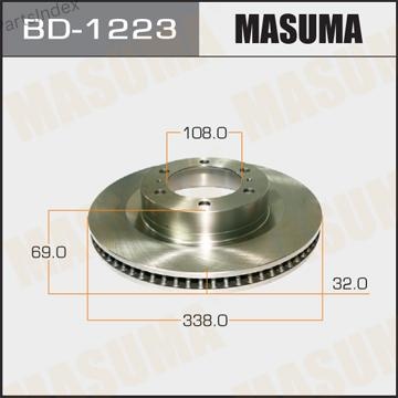 Диски MASUMA передние BD1223, 2 шт