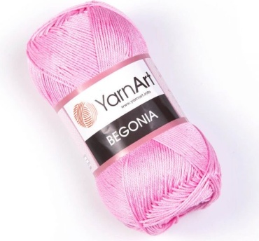Моток YarnArt Begonia 0319 розово-лиловый 169 м 50 г