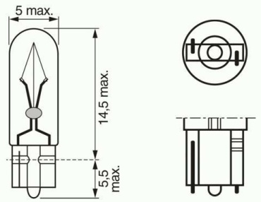 Автолампа Bosch 1987302240 галогенная, 1 шт