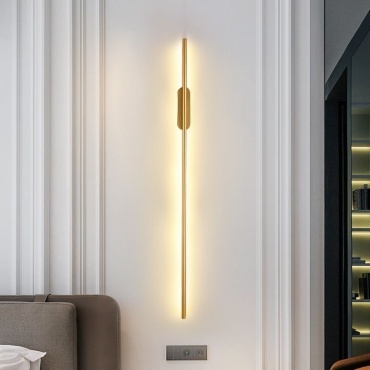 Бра настенный LED, золотистый