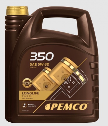 Синтетическое PEMCO 350 5W-30 4 л