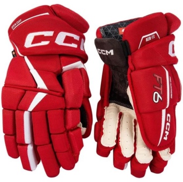 CCM Перчатки CCM JetSpeed S23 FT6 JR RDWH 10 красно-белые белый, красный 10