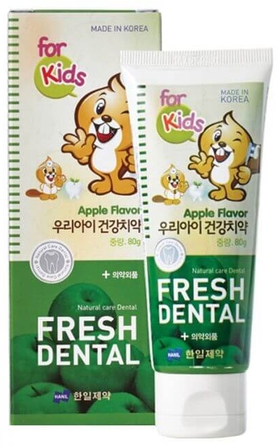 Hanil зубная паста Fresh Dental Apple 80 мл