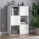 Стеллаж напольный SV, 70.6x24.6x96.4 см, белый