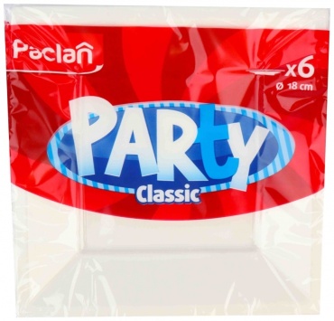 Paclan Party Classic Квадратная 18x18 см 6 шт
