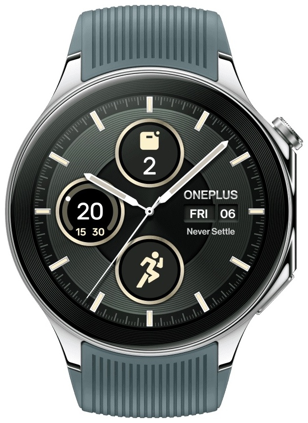 Купить Смарт-часы OnePlus Watch 2 серебристый-синий в Алматы – Магазин ...