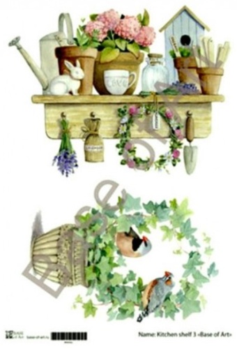 Декупажная карта Base of Art 20х30 см