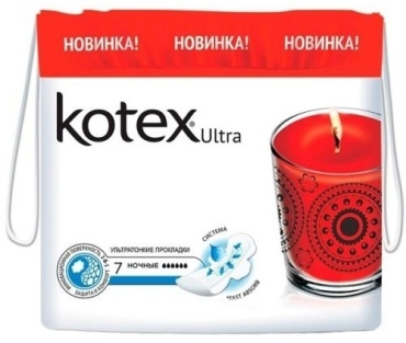 Kotex прокладки Ultra Night система Fast Absorb 7 шт