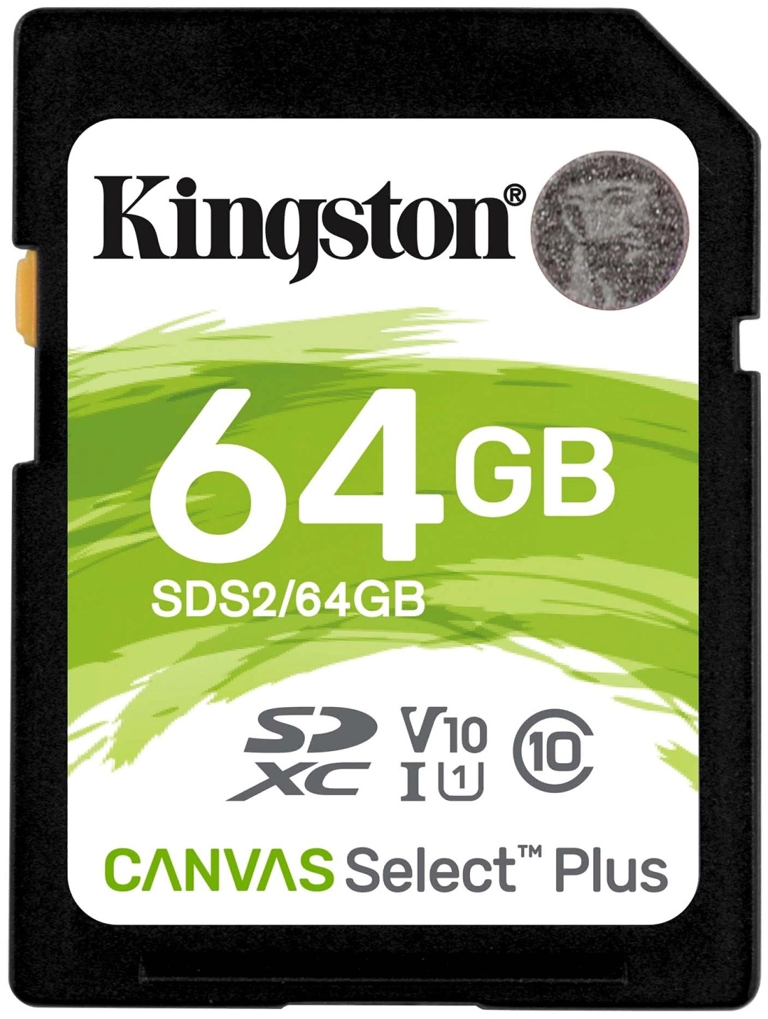 Карта памяти Kingston Canvas Select Plus SDS2 64GB