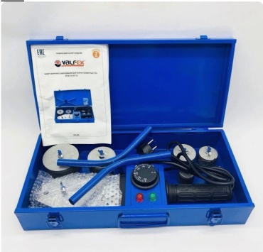 Аппарат для сварки пластиковых труб VALFEX раструбный VF007.63.SET.EC 800 Вт