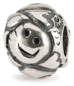 Шарм Trollbeads Улыбки TAGBE-20217 вес 2.16 г серебро, без вставок