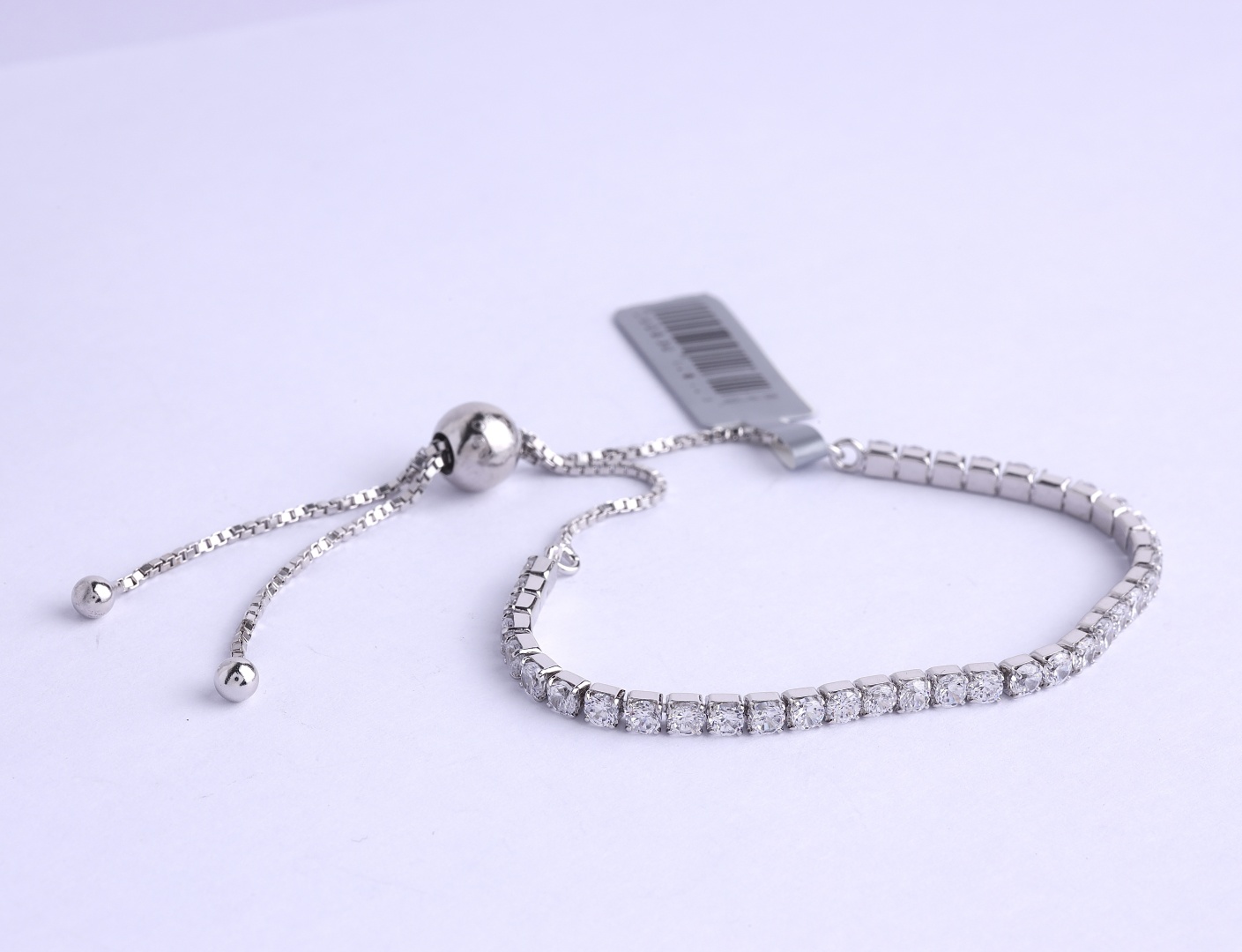 Браслет Ipekyolu Jewellery 417310123 длина 17 см, вес 17 г серебро, плетение теннис