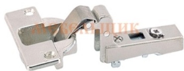 Петля Hettich 9155243, 1 шт, металл, серебряный