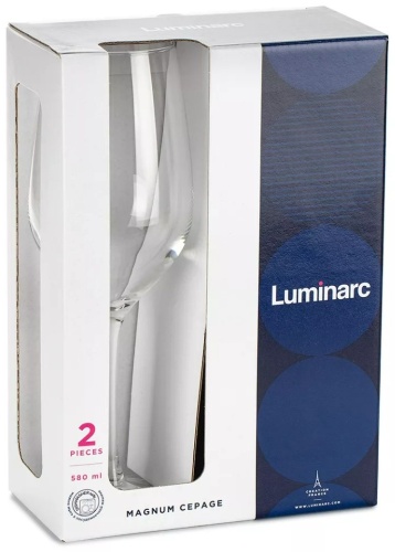 Набор бокалов Luminarc 580 мл, стекло, 2 шт