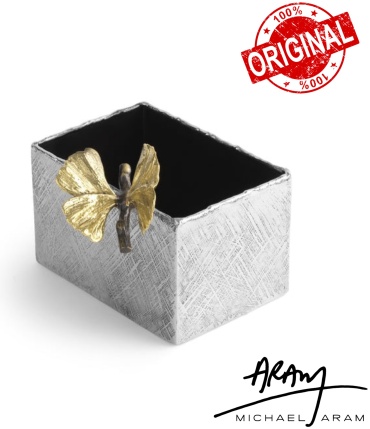 MICHAEL ARAM сахарница Butterfly Ginkgo 1 шт, сталь, латунь