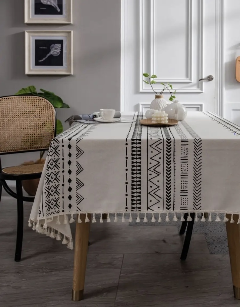 Скатерть Comfort home 200x140 см, лен, 1 шт