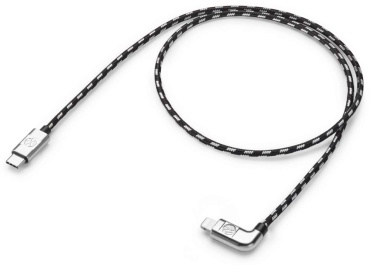 Кабель USB TypeC (M), Lightning (M), 0.7 м, черный