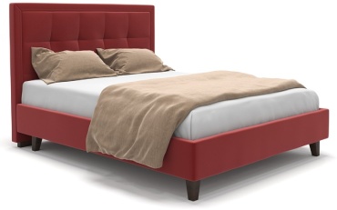 Кровать Hoffmann Hailey red 180х200 красный