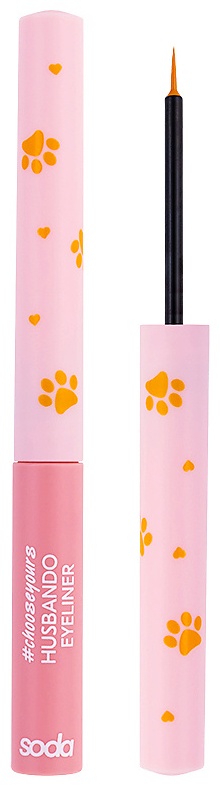 Soda Жидкая подводка для глаз HUSBANDO EYELINER #chooseyours подводка желтый желтый