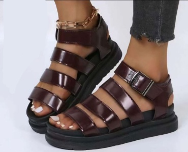 Сандалии Fashion бордовый