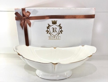 ROYAL CROWN блюдо Lg32 1 шт, фарфор