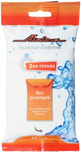Влажные салфетки AIRLINE ANM02 10 шт