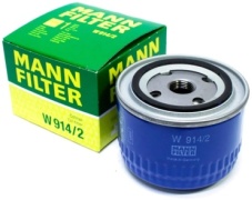 MANN-FILTER масляный фильтр W914/2